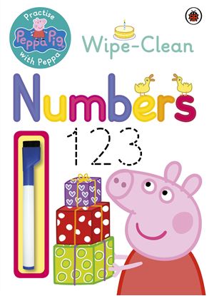 Εικόνα της PEPPA PIG: PRACTISE WITH PEPPA: WIPE-CLEAN FIRST NUMBERS ACTIVITY BOOK
