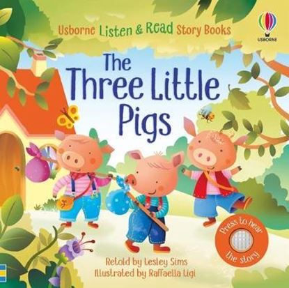 Εικόνα της USBORNE LISTEN & READ STORY BOOKS: THE THREE LITTLE PIGS HC BBK