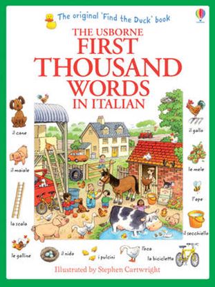Εικόνα της USBORNE : FIRST THOUSAND WORDS IN ITALIAN PB