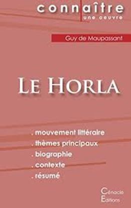 Εικόνα της LE HORLA DE GUY DE MAUPASSANT (FICHE DE LECTURE)  POCHE