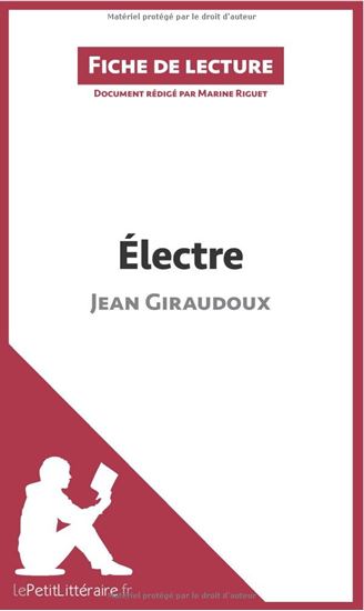 Εικόνα από ELECTRE DE JEAN GIRAUDOUX (FICHE DE LECTURE)  POCHE