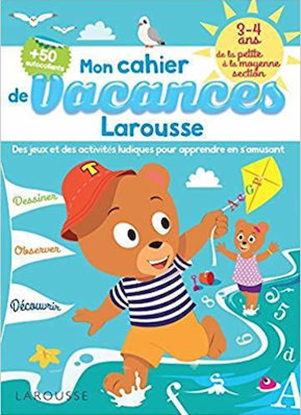 Εικόνα της CAHIER DE JEUX DE VACANCES LAROUSSE 2-3 ANS