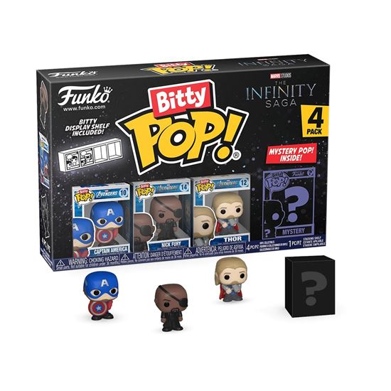 Εικόνα από FUNKO BITTY POP! 4-PACK : MARVEL - CAPTAIN AMERICA