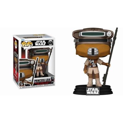 Εικόνα της FUNKO POP! DISNEY STAR WARS: RETURN OF THE JEDI 40TH - PRINCESS LEIA (BOUSHH) #606 BOBBLE-HEAD VINYL