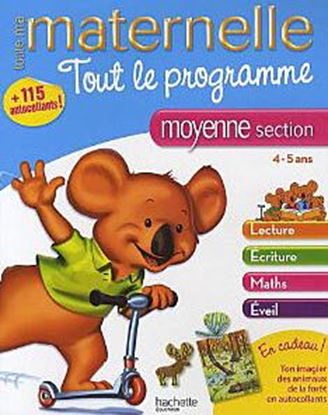 Εικόνα της TOUTE MA MATERNELLE : TOUT LE PROGRAMME LECTURE, ECRITURE, MATHS, EVEIL MOYENNE SECTION (4-5 ANS)