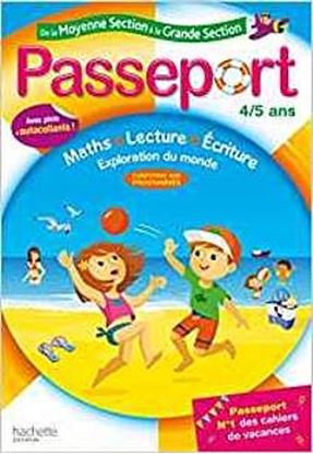 Εικόνα της PASSEPORT DE LA MOYENNE SECTION A LA GRANDE SECTION - CAHIER DE VACANCES (4-5 ANS)