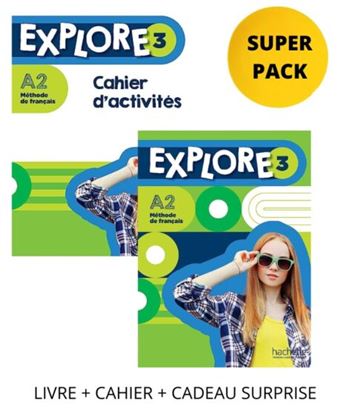 Εικόνα της EXPLORE 3 SUPER PACK (LIVRE + CAHIER + CADEAU SURPRISE)