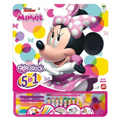 Εικόνα της ΣΕΤ ΖΩΓΡΑΦΙΚΗΣ GIGA BLOCK 5 IN 1 MINNIE DOODLE FUN