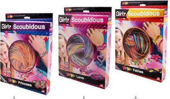 Εικόνα από GIRLZ SCOUBIDOUS ΣΕΤ ΚΑΤΑΣΚΕΥΗΣ ΜΕ ΧΑΝΤΡΕΣ