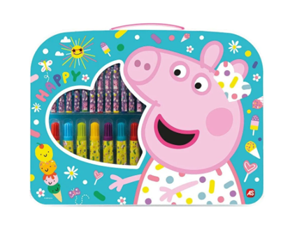 Εικόνα της ΣΕΤ ΖΩΓΡΑΦΙΚΗΣ ART CASE PEPPA PIG