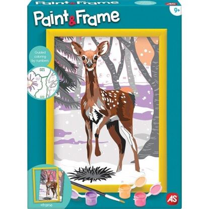 Εικόνα της PAINT & FRAME ΖΩΓΡΑΦΙΖΩ ΜΕ ΑΡΙΘΜΟΥΣ: SNOW DEER