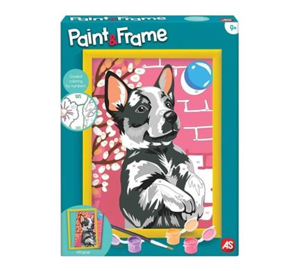 Εικόνα της PAINT & FRAME ΖΩΓΡΑΦΙΖΩ ΜΕ ΑΡΙΘΜΟΥΣ: PLAYFUL HUSKY