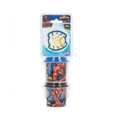 Εικόνα της ΣΕΤ 2 ΒΑΖΑΚΙΑ ΠΛΑΣΤΕΛΙΝΗΣ 114GR MARVEL SPIDERMAN ΜΕ 2 CUTTERS