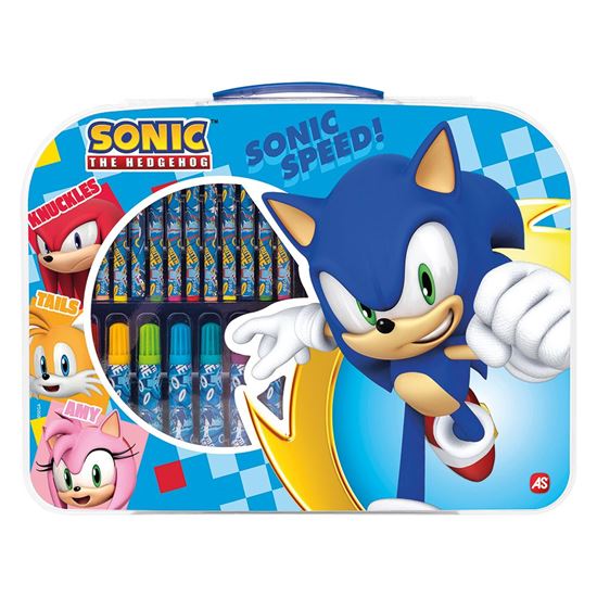 Εικόνα από ΣΕΤ ΖΩΓΡΑΦΙΚΗΣ ART CASE: SONIC THE HEDGEHOG