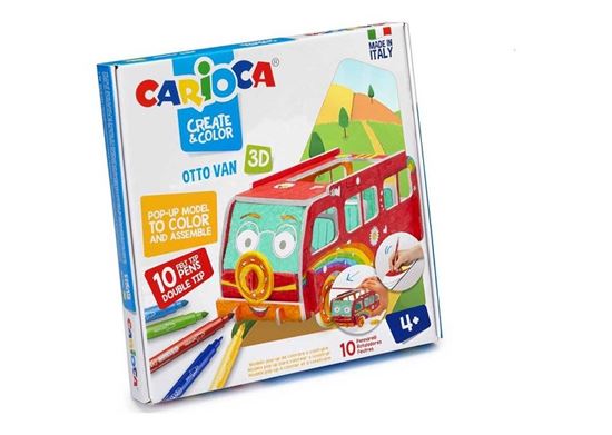Εικόνα από CARIOCA CREATE & COLOR OTTO VAN 3D ΠΑΖΛ - ΣΕΤ ΖΩΓΡΑΦΙΚΗΣ ΜΕ 10 ΜΑΡΚΑΔΟΡΟΥΣ