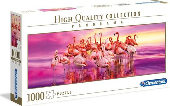 Εικόνα από PUZZLE HIGH QUALITY COLLECTION PANORAMA: Ο ΧΟΡΟΣ ΤΩΝ ΦΛΑΜΙΝΓΚΟ 1000τμχ