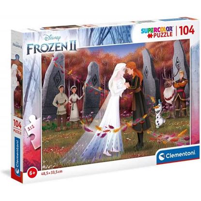 Εικόνα της CLEMENTONI SUPERCOLOR PUZZLE FROZEN 2 104τμχ