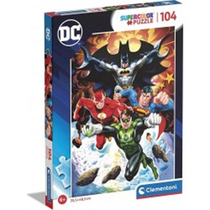 Εικόνα της CLEMENTONI SUPERCOLOR PUZZLE DC COMICS 104τμχ