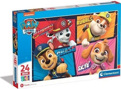 Εικόνα της CLEMENTONI SUPERCOLOR MAXI PUZZLE S.C. PAW PATROL 24τμχ