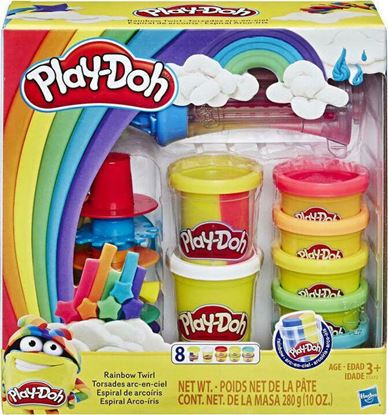 Εικόνα της PLAY-DOH: ΠΛΑΣΤΕΛΙΝΗ RAINBOW TWIRL