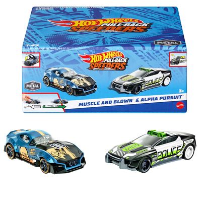 Εικόνα της HOT WHEELS ΑΥΤΟΚΙΝΗΤΑΚΙΑ PULL BACK - ΣΕΤ ΤΩΝ 2