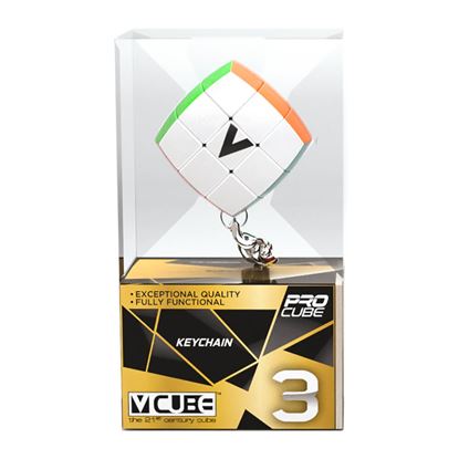 Εικόνα της V-CUBE / KEYCHAIN 3X3 MΠΡΕΛΟΚ ΣΤΡΟΓΓΥΛΟ
