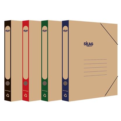 Εικόνα της ΚΟΥΤΙ ΜΕ ΛΑΣΤΙΧΟ SKAG ΚΡΑΦΤ 26.5x35.5 3,5cm 4 ΧΡΩΜ.
