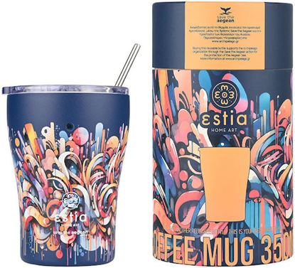 Εικόνα της ΘΕΡΜΟΣ COFFEE MUG SAVE THE AEGEAN 350ml VIRBANT VORTEX