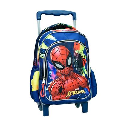 Εικόνα της GIM ΤΣΑΝΤΑ ΝΗΠΙΟΥ TROLLEY SPIDERMAN SILVER EYES 337-06072