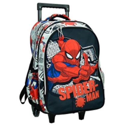 Εικόνα της GIM ΤΣΑΝΤΑ ΤΡΟΛΕΪ ΔΗΜΟΤΙΚΟΥ SPIDERMAN SPIDER WALL 337-07074