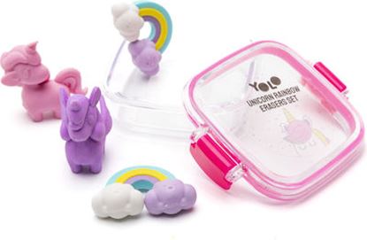 Εικόνα της ΣΕΤ ΓΟΜΕΣ YOLO 2 ΣΧΕΔΙΑ SWEETS/ UNICORN 10802