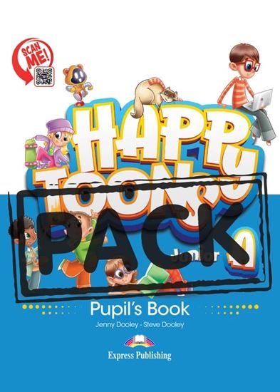 Εικόνα από HAPPYTOONS JUNIOR A JUMBO PACK (STUDENT'S BOOK, WORKBOOK, COMPANION AND GRAMMAR, ALPHABET BOOK)