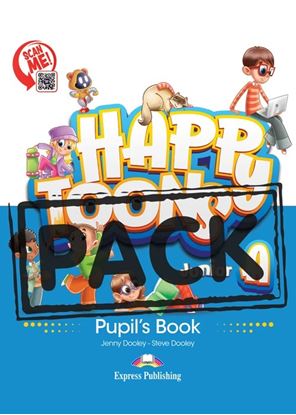 Εικόνα της HAPPYTOONS JUNIOR A STUDENT'S PACK (+DIGIBOOK APP +ALPHABET BOOK)