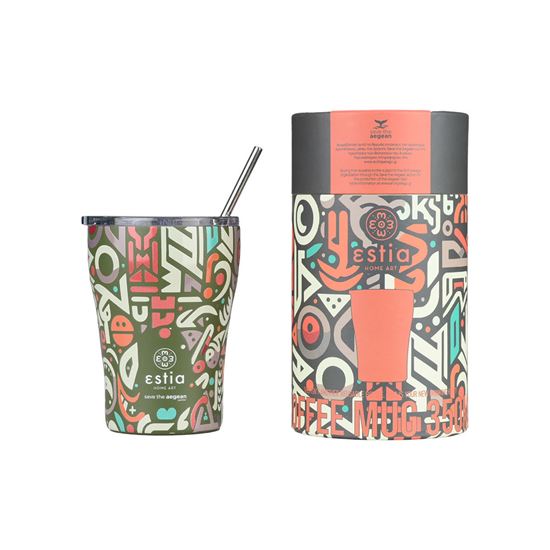 Εικόνα από ΘΕΡΜΟΣ COFFEE MUG SAVE THE AEGEAN 350ml GEOVIVID