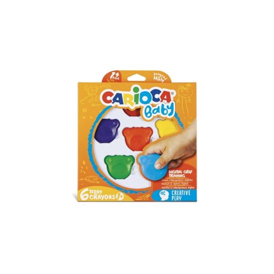 Εικόνα από ΚΗΡΟΜΠΟΓΙΕΣ CARIOCA TEDDY BABY 1+CRAYONS/6 42956