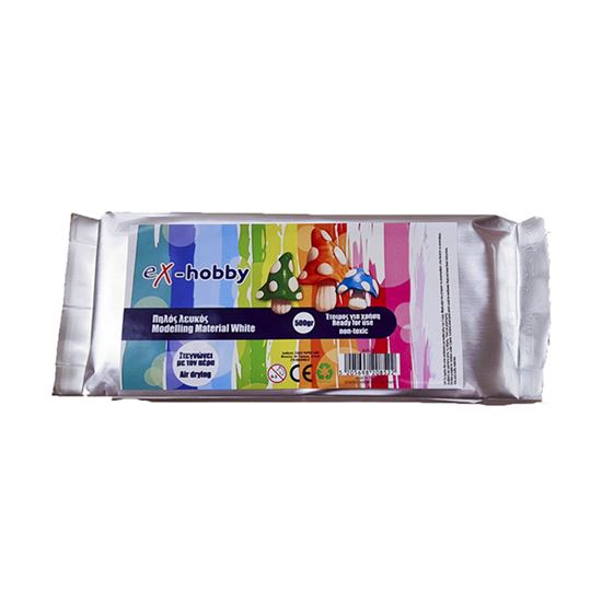 Εικόνα από ΠΗΛΟΣ eX-HOBBY 500gr ΛΕΥΚΟΣ 401450