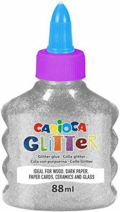 Εικόνα της ΚΟΛΛΑ CARIOCA GLITTER GLUE BOTTLE 88ML 42117 SILVER