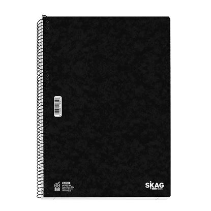 Εικόνα της ΤΕΤΡΑΔΙΑ SKAG ΘΕΜΑΤΙΚΑ BLACK BASIC Α4 5ΘΕΜ 80ΓΡ N.9205