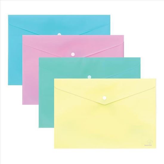 Εικόνα από ΦΑΚΕΛΟΣ ΜΕ ΚΟΥΜΠΙ Α4 TYPOTRAST PASTEL ΚΙΤΡΙΝΟ FP25304-05