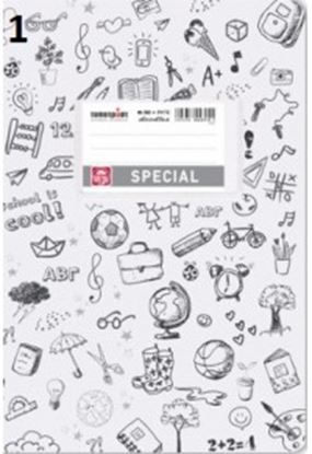 Εικόνα της ΤΕΤΡΑΔΙΟ ΚΑΡΦΙΤΣΑ DOODLES ΡΙΓΕ ΛΕΥΚΟ 50Φ 4315