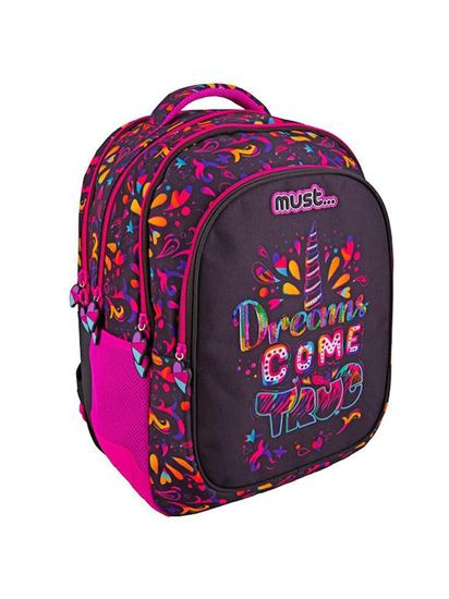Εικόνα από MUST ΣΧΟΛΙΚΗ ΤΣΑΝΤΑ ΠΛΑΤΗΣ ΔΗΜΟΤΙΚΟΥ MULTI 4 ΘΗΚΕΣ DREAMS COME TRUE (585826)