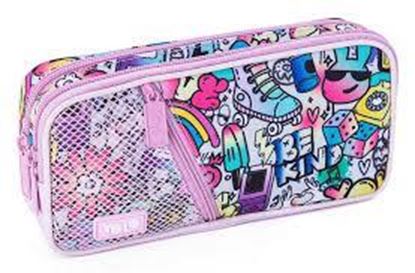 Εικόνα της ΚΑΣΕΤΙΝΑ YOLO ΜΕ 3 ΘΗΚΕΣ GRAFFITI PINK 90110
