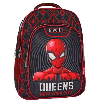Εικόνα της ΤΣΑΝΤΑ ΠΛΑΤΗΣ ΔΗΜΟΤΙΚΟΥ MUST SPIDERMAN Queens New York City 3ΘΗΚΕΣ