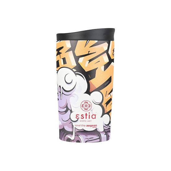 Εικόνα από ΘΕΡΜΟΣ TRAVEL MUG SAVE THE AEGEAN 350ml GRAFFITI RHYTHM