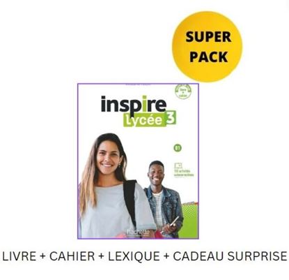 Εικόνα της INSPIRE LYCEE 3 SUPER PACK (LIVRE + CAHIER + LEXIQUE + CADEAU SURPRISE)