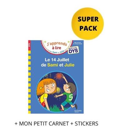 Εικόνα της J'APPRENDS A LIRE AVEC SAMI ET JULIE SPECIAL DYS SUPER PACK (+ MON PETIT CARNET + STICKERS)
