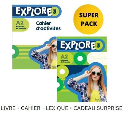 Εικόνα της EXPLORE 3 SUPER PACK (LIVRE + CAHIER + LEXIQUE + CADEAU SURPRISE)