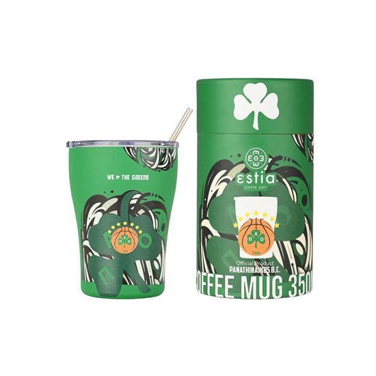 Εικόνα από ΘΕΡΜΟΣ COFFEE MUG PANATHINAIKOS BC EDITION WE THE GREENS 350ml