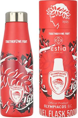 Εικόνα της ΘΕΡΜΟΣ TRAVEL FLASK OLYMPIACOS BC EDITION TOGETHER WE FIGHT 500ml