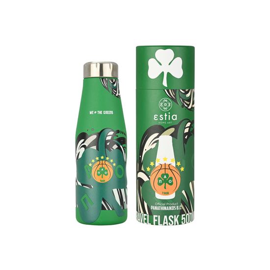 Εικόνα από ΘΕΡΜΟΣ TRAVEL FLASK PANATHINAIKOS BC EDITION WE THE GREENS 500ml